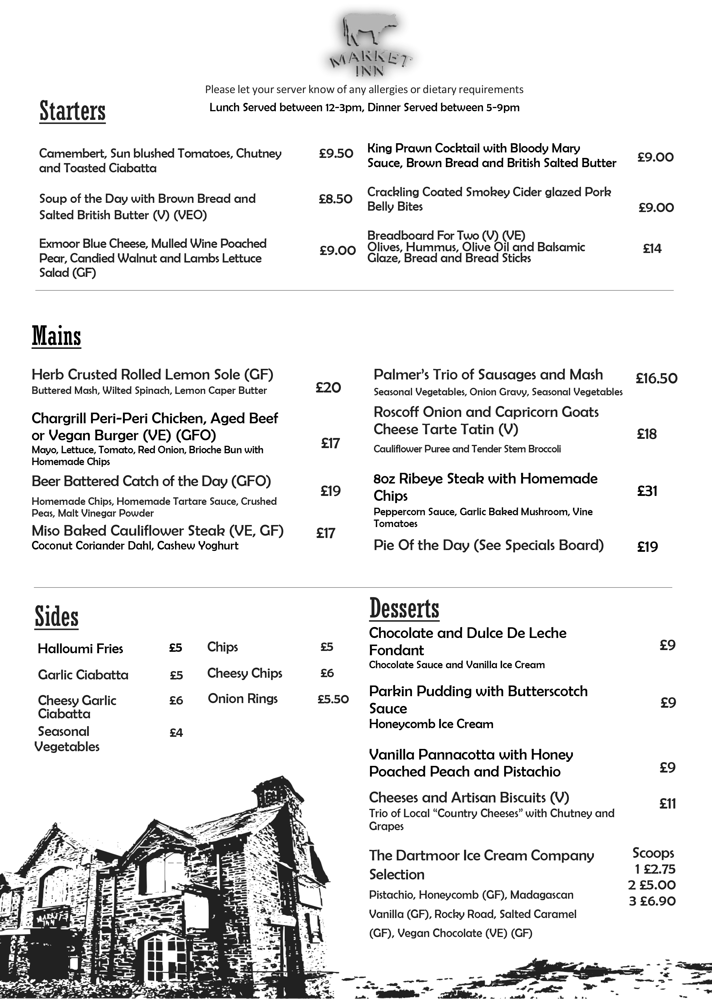 Dinner Menu
